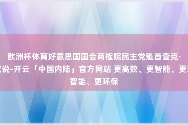 欧洲杯体育好意思国国会商榷院民主党魁首查克·舒默说-开云「中国内陆」官方网站 更高效、更智能、更环保